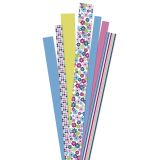 Papierstreifen Flower Garden pink, 90 Stck - Rayher 71919000